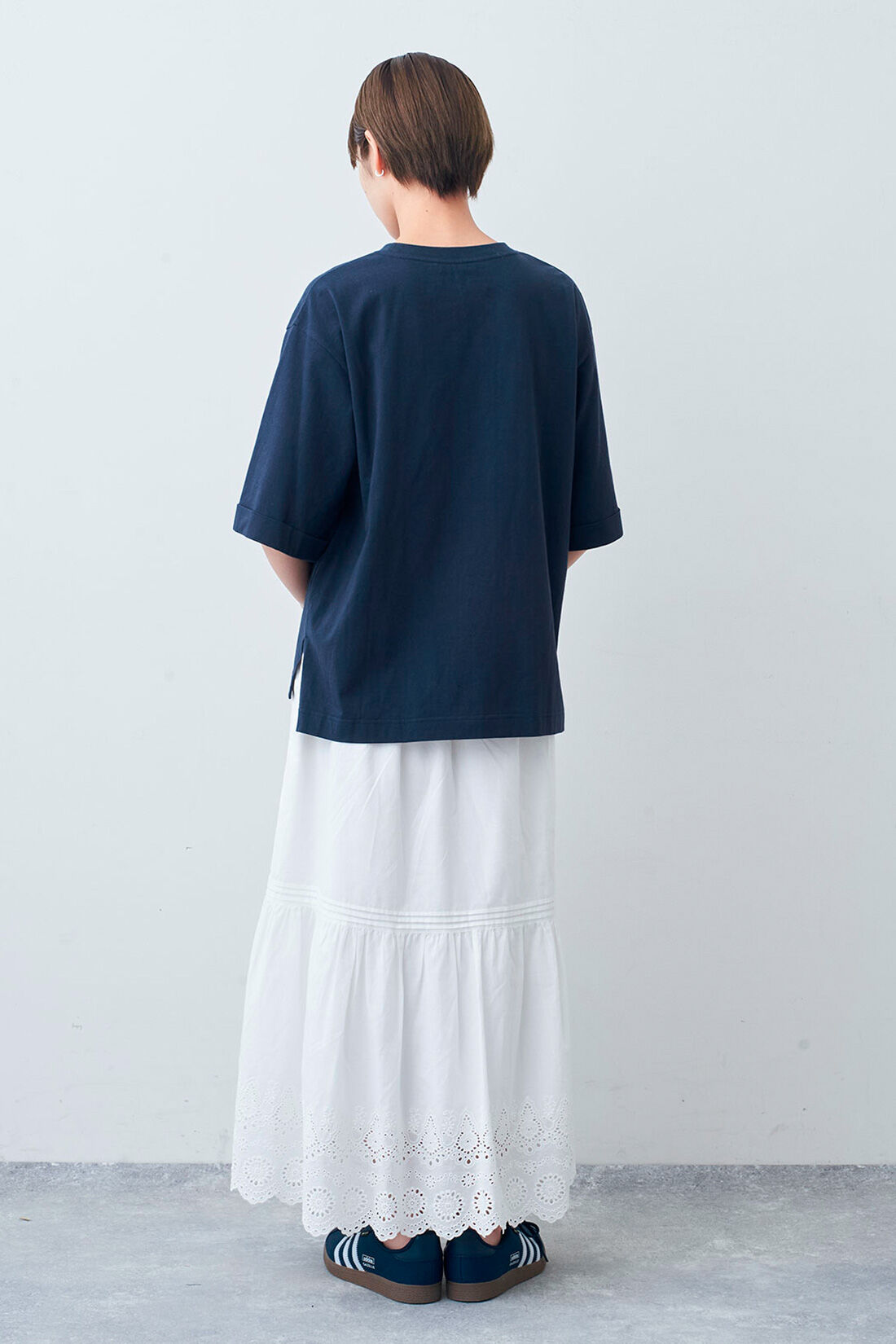 Live in comfort［リブインコンフォート］|リブ イン コンフォート×500色の色えんぴつコラボ トルコオーガニックコットン五分袖Tシャツ