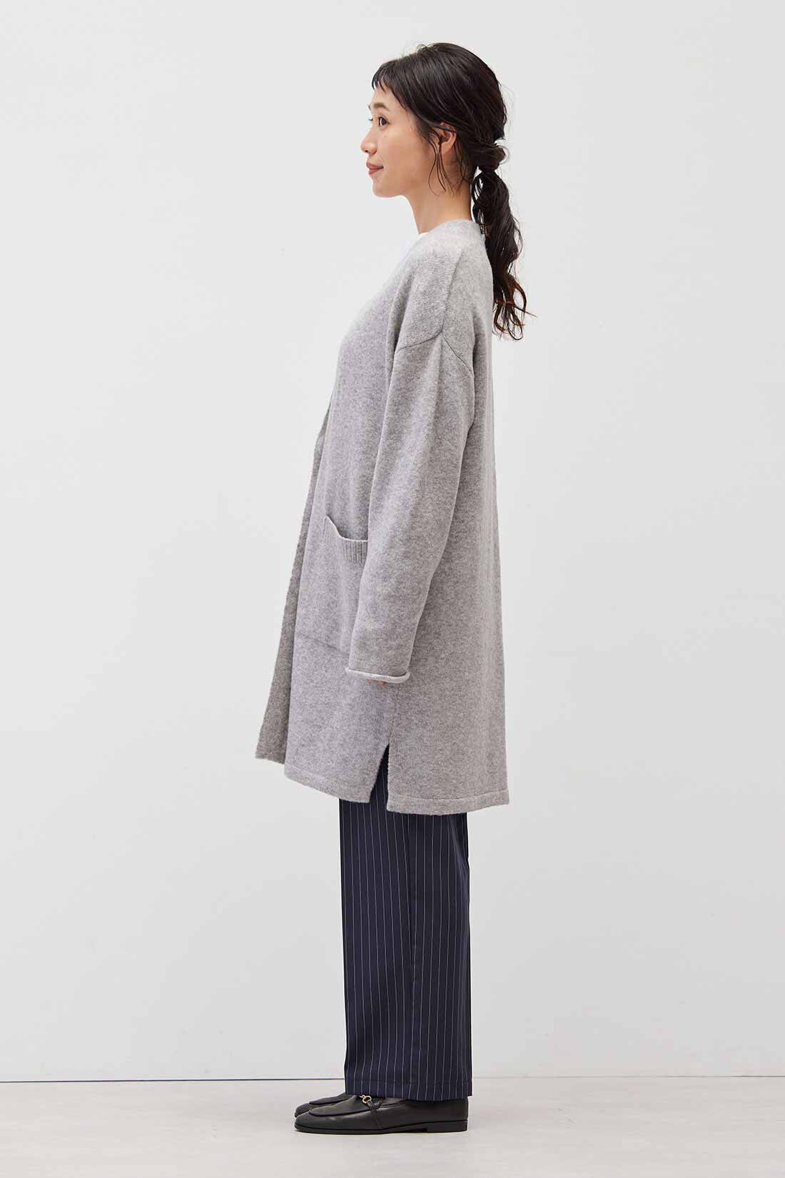 Live in comfort［リブインコンフォート］|リブ イン コンフォート もっちりやさしい着心地の軽くてあたたかなロングカーディガン