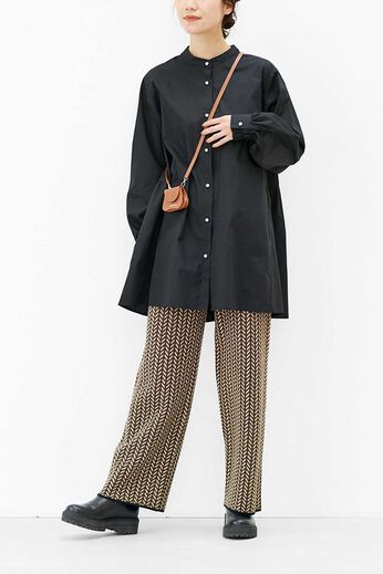 Live in comfort［リブインコンフォート］ | ジャカード編みニットパンツ〈ＢＲ〉リブイン