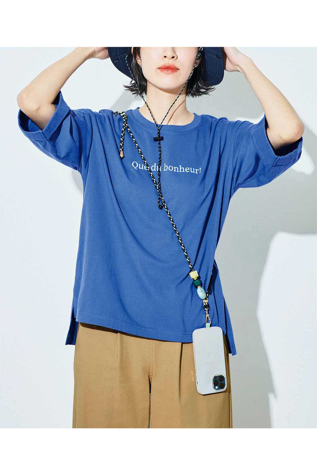 Live in comfort［リブインコンフォート］|リブ イン コンフォート 地中海育ちのトルコオーガニックコットンＴシャツ〈レモン〉|これは参考画像です。お届けするタイプとは異なります。