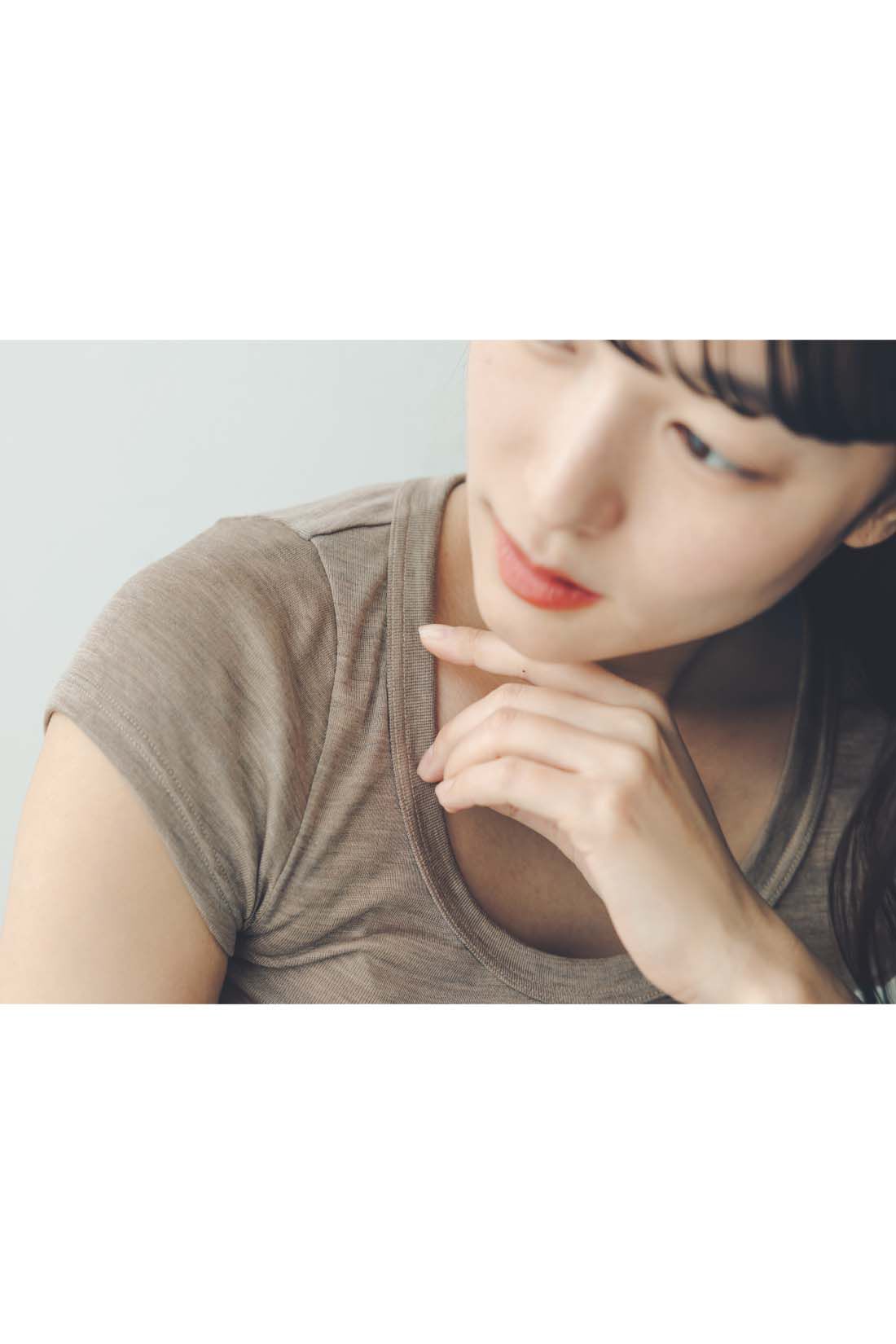 Live in comfort［リブインコンフォート］|リブ イン コンフォート　シルク100％フライス編みでやさしくからだによりそう フレンチ袖インナートップスの会【おはだが気になるみんなへ】