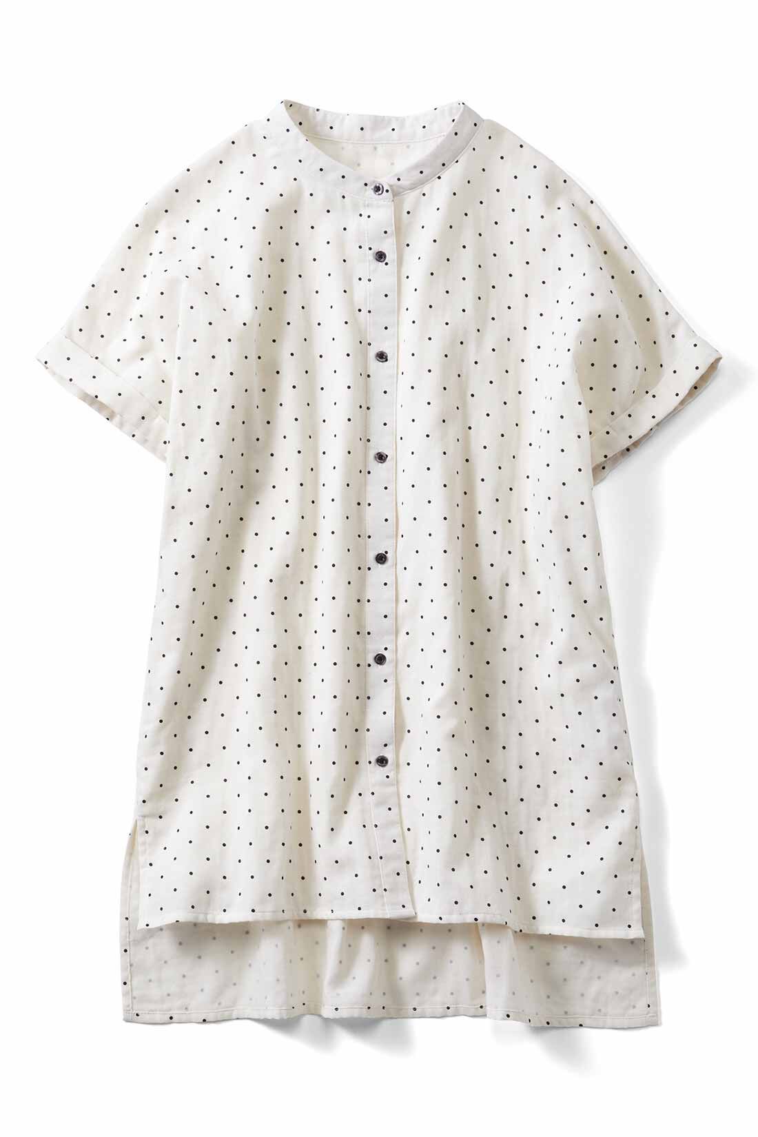 Live in comfort［リブインコンフォート］|リブ イン コンフォート ふんわり軽やかダブルガーゼ 上品フレンチブラウス〈ライトパープル〉