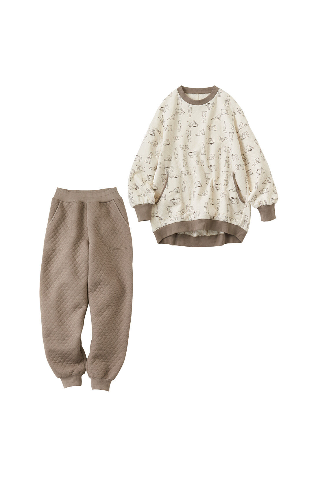 Live in comfort［リブインコンフォート］|旭山動物園・ボルネオの森応援商品　リブ イン コンフォート　ホッキョクグマと一緒にすやすや　ふんわりやさしいコットンのキルティングパジャマ