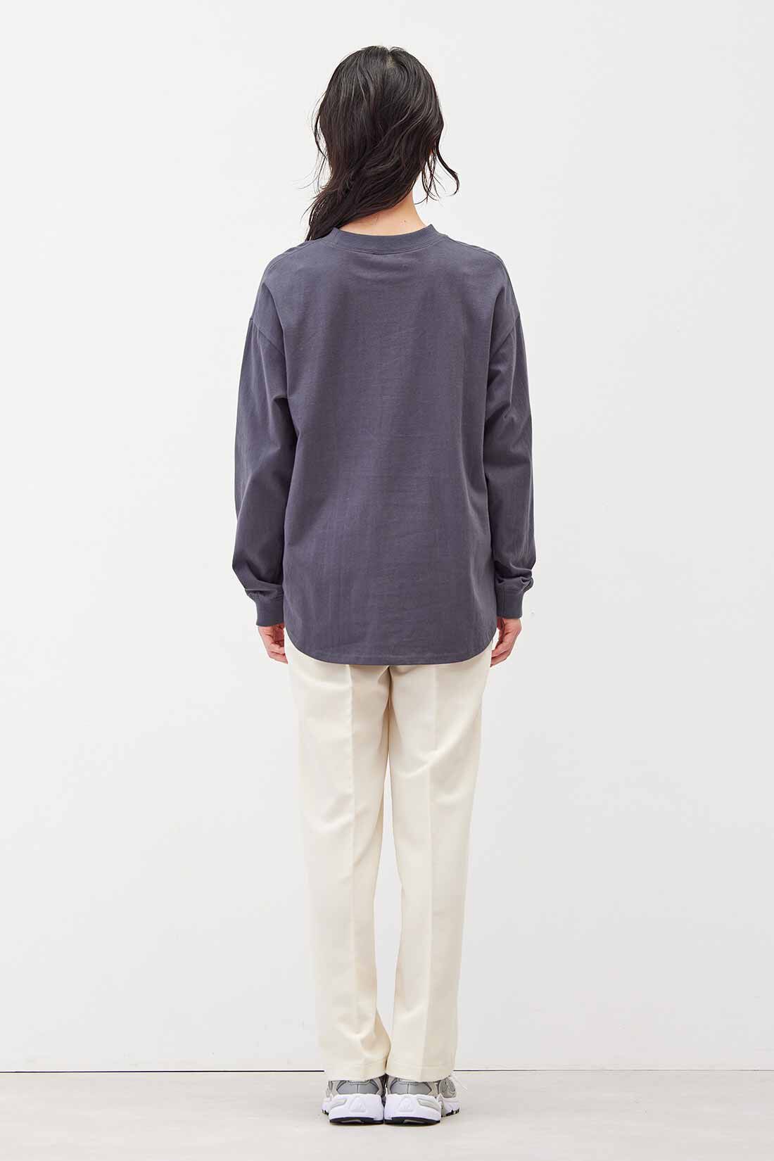 Live in  comfort|リブ イン コンフォート オンでもオフでも週7活躍！ きれいだねパンツ〈ワイドストレート〉〈アイボリー〉