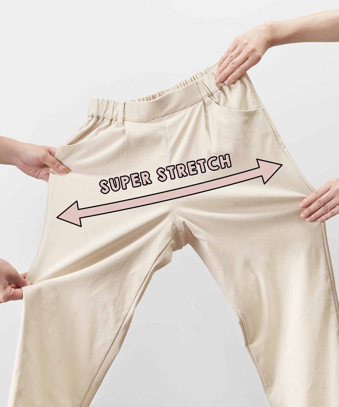 Live in comfort［リブインコンフォート］|リブ イン コンフォート まるではいてないみたい!? ふんわり裏微起毛になった スーパー伸び軽テーパードパンツの会|スーパーストレッチ