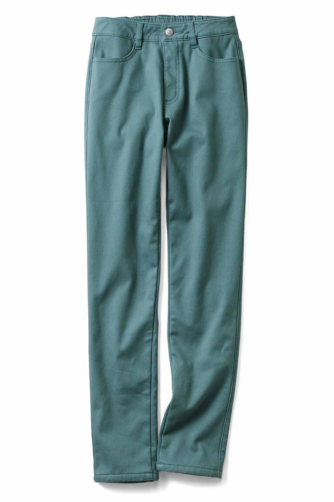 Live in  comfort|リブ イン コンフォート ぬくぬくでしあわせ あったかすっきり裏ボアパンツ【まとめ買いキャンペーン】|〈ブルーグレー〉