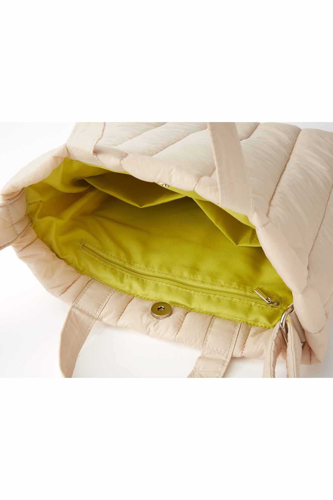 Live in comfort［リブインコンフォート］|リブ イン コンフォート 軽やかに手ぶらでお出かけ！ ふかふかキルティングショルダーバッグ