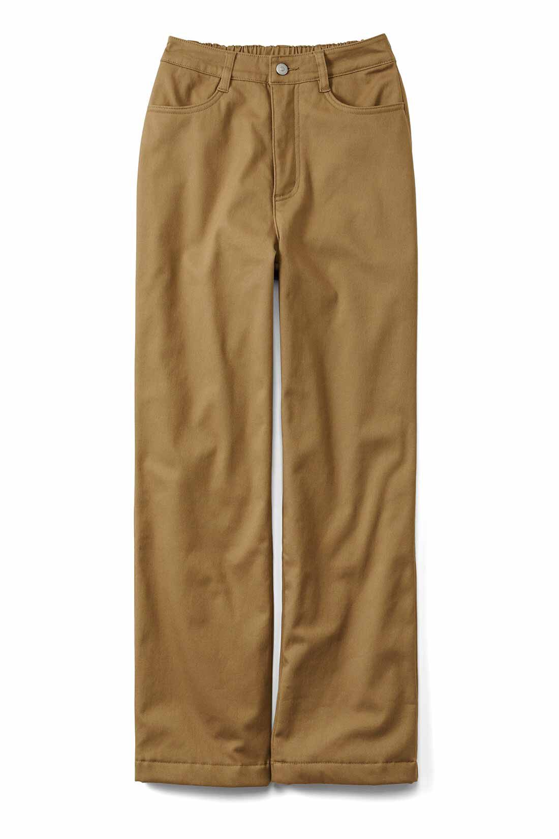 Live in  comfort|リブ イン コンフォート ぬくぬくでしあわせ ゆったりはける裏ボアワイドパンツ【まとめ買いキャンペーン】|〈ベージュ〉