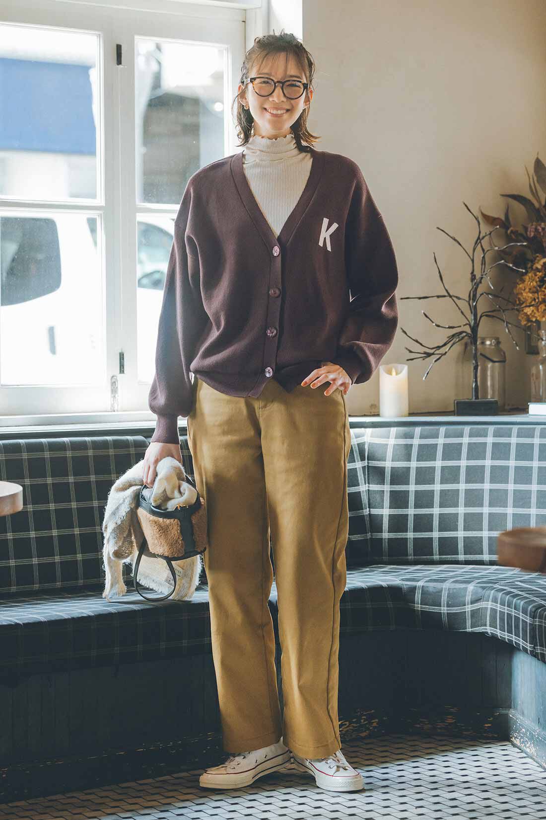 Live in comfort［リブインコンフォート］|リブ イン コンフォート ぬくぬくでしあわせ ゆったりはける裏ボアワイドパンツ