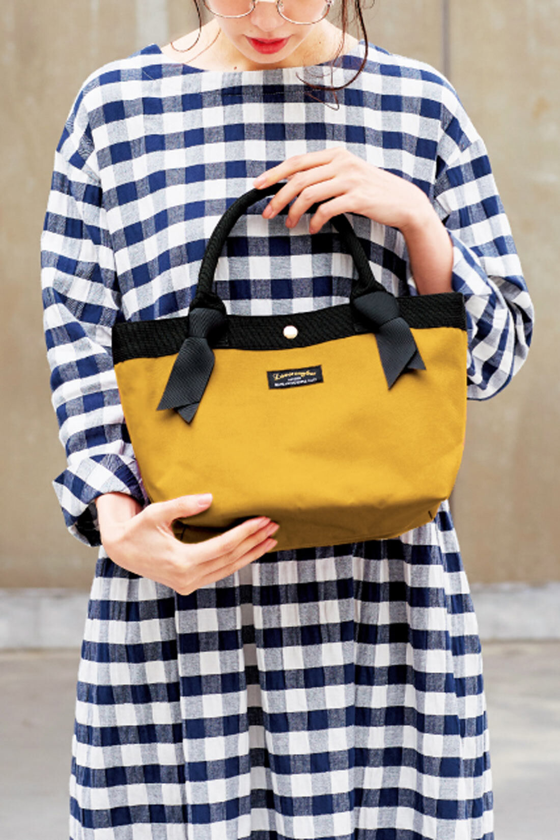 リブ イン コンフォート リボン付きできゅんとかわいい便利トート