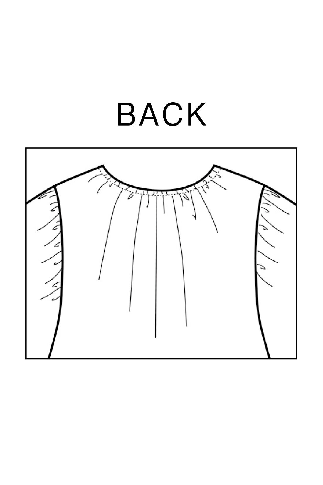 Live in  comfort|リブ イン コンフォート ネックギャザーで簡単に着られる！ ボリューム袖ブラウス〈ドット〉|後ろにはギャザーゴム採用ですっぽり着られる