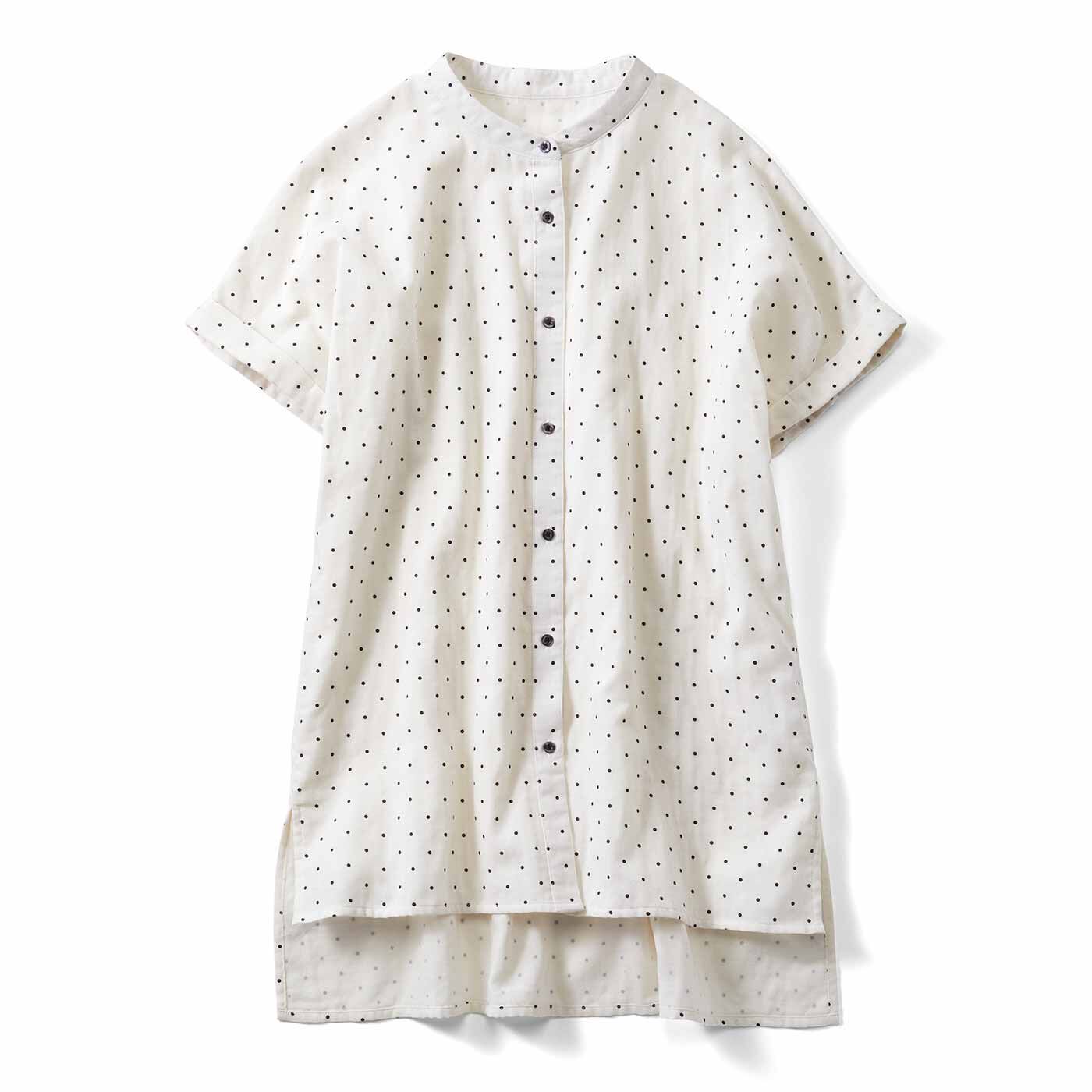 ブラウス シャツ ａｎｄ　ｍｙｅｒａ　黒衿クレリックチェックシャツ レディース and myera 黒衿クレリックチェックシャツ｜and myera[アンド
