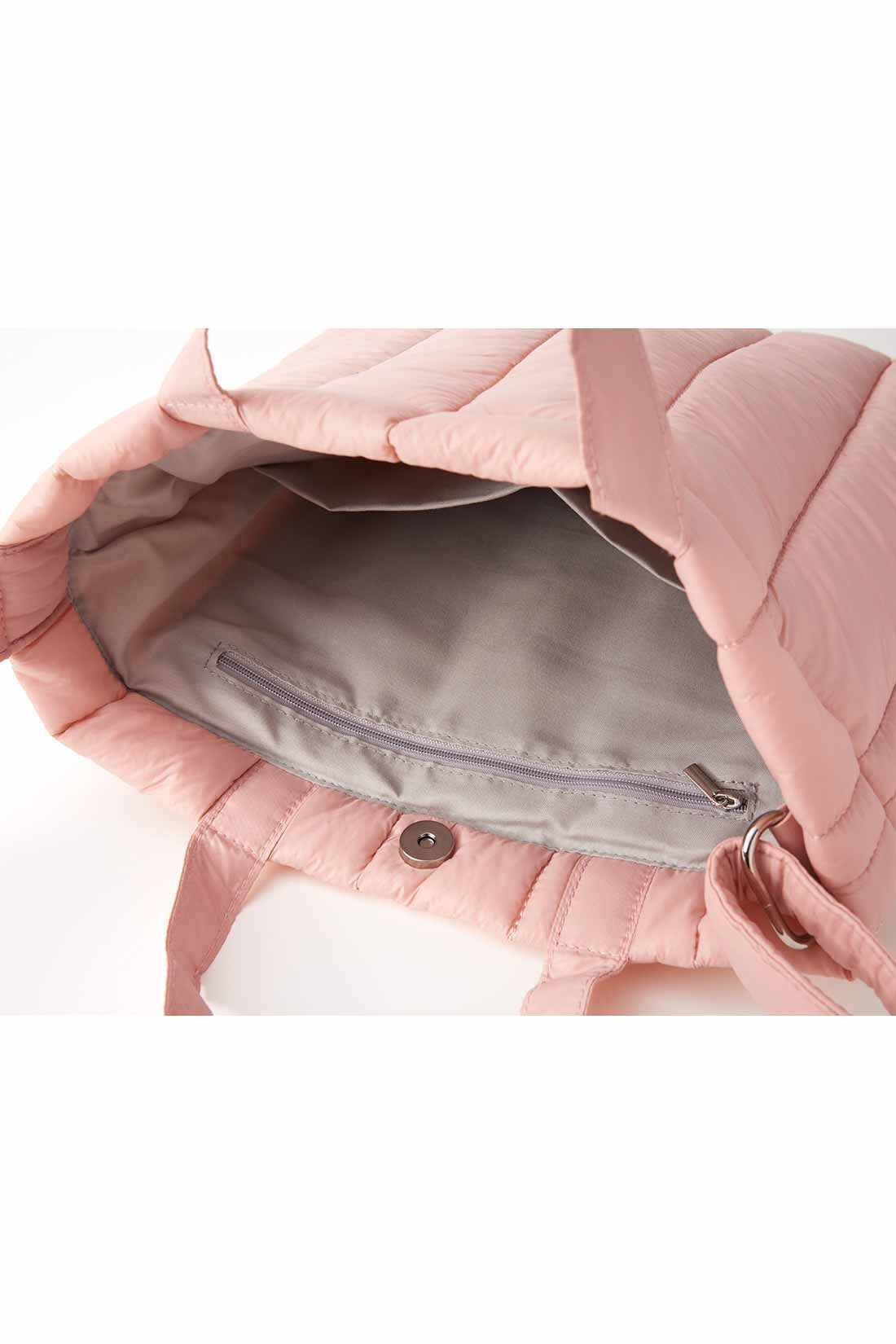 Live in comfort［リブインコンフォート］|リブ イン コンフォート 軽やかに手ぶらでお出かけ！ ふかふかキルティングショルダーバッグ