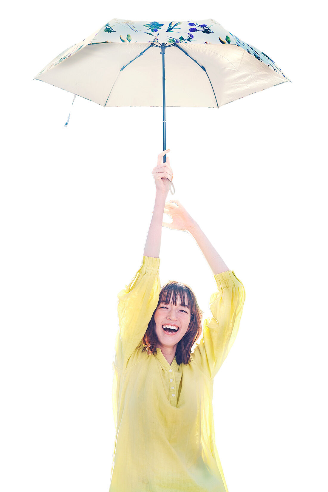 リブ イン コンフォート×plantica空にパッと花咲く晴雨兼用傘