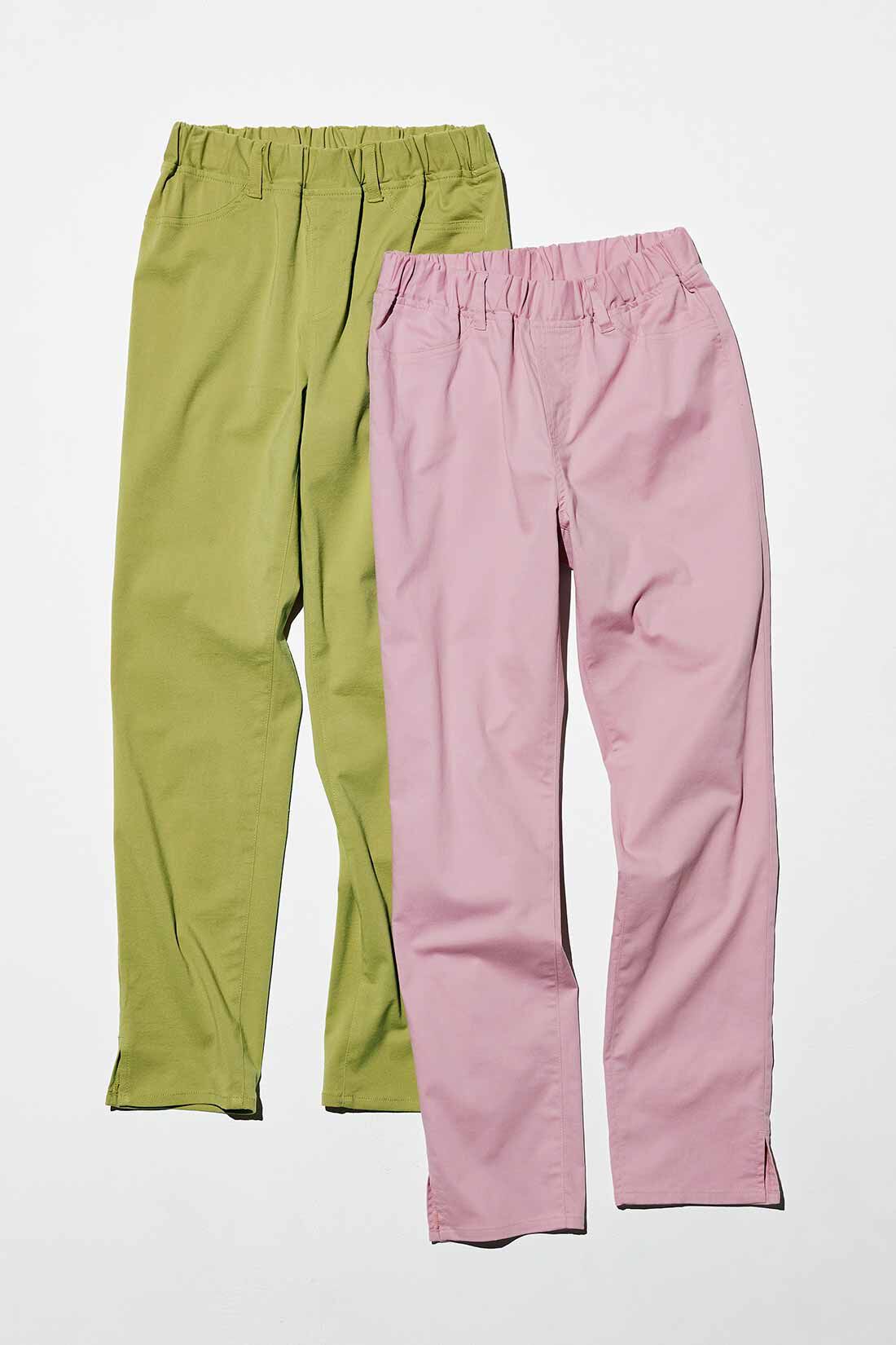 Live in  comfort|リブ イン コンフォート スタンダードで使い勝手抜群のちょうどいいカラーチノパン〈ライム〉