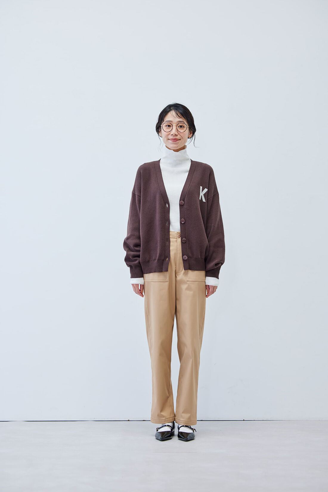 Live in comfort［リブインコンフォート］|リブ イン コンフォート　スッキリ見えして裏側ぬくぬく！ 品のいい裏ベロアベイカーパンツ〈ベージュ〉