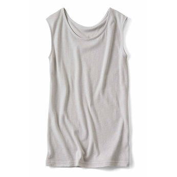 Live in  comfort | 綿１００％メッシュタンクトップ　リブイン