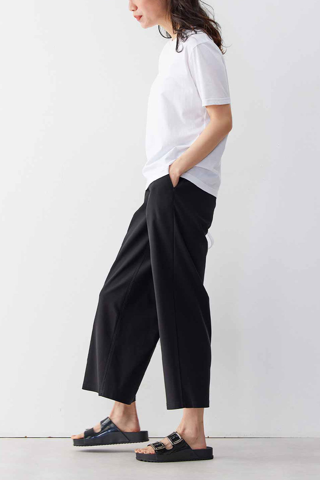 Live in comfort［リブインコンフォート］|Live love cotton（R）プロジェクト リブ イン コンフォート きれいシルエットのパックTシャツ＆タンクトップセット〈マスタード＆ホワイト〉