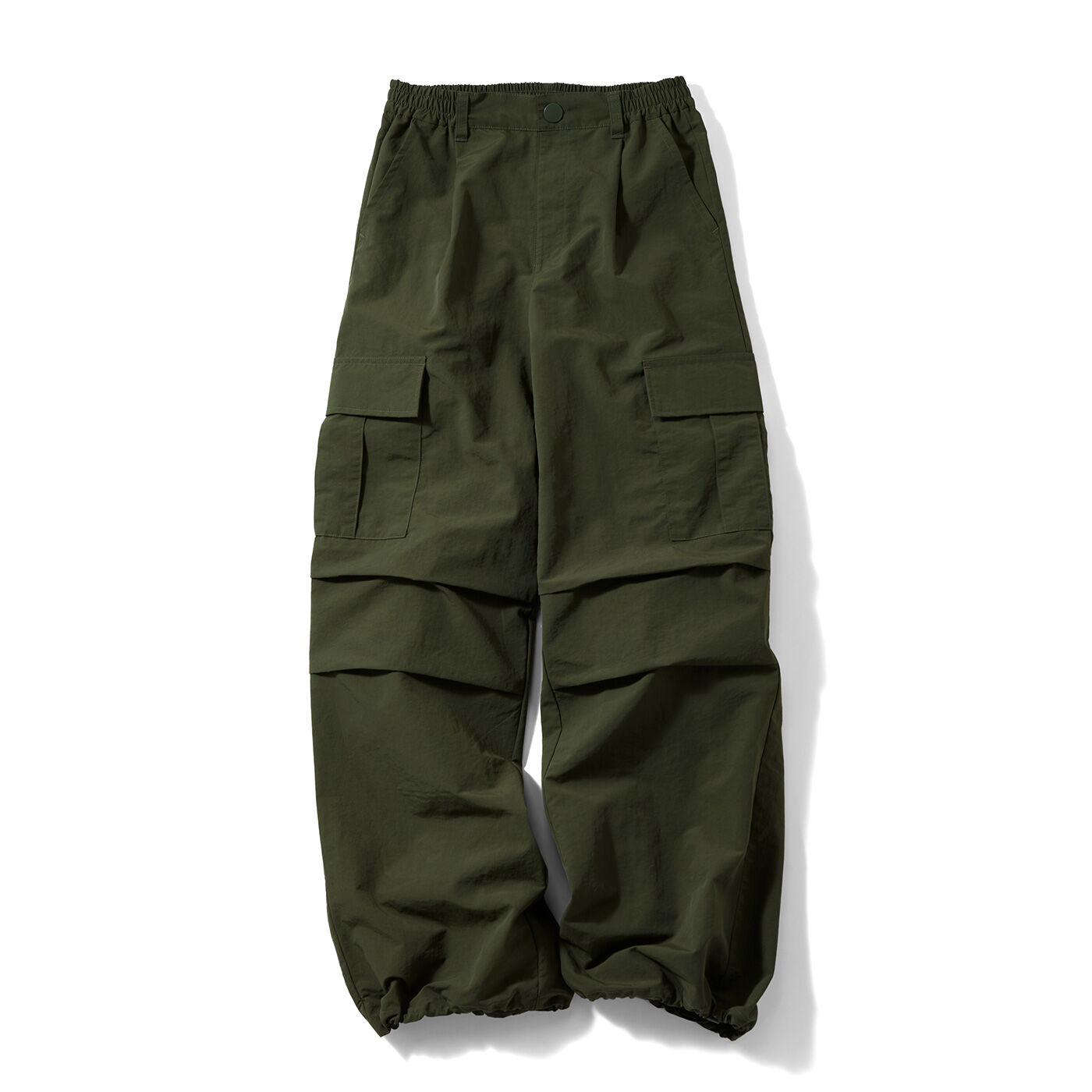 marka ペインテッドカーゴパンツ オリーブグリーン ベイカーパンツ THREE FIFTY STANDARD ミリタリーテイストのベイカーパンツ