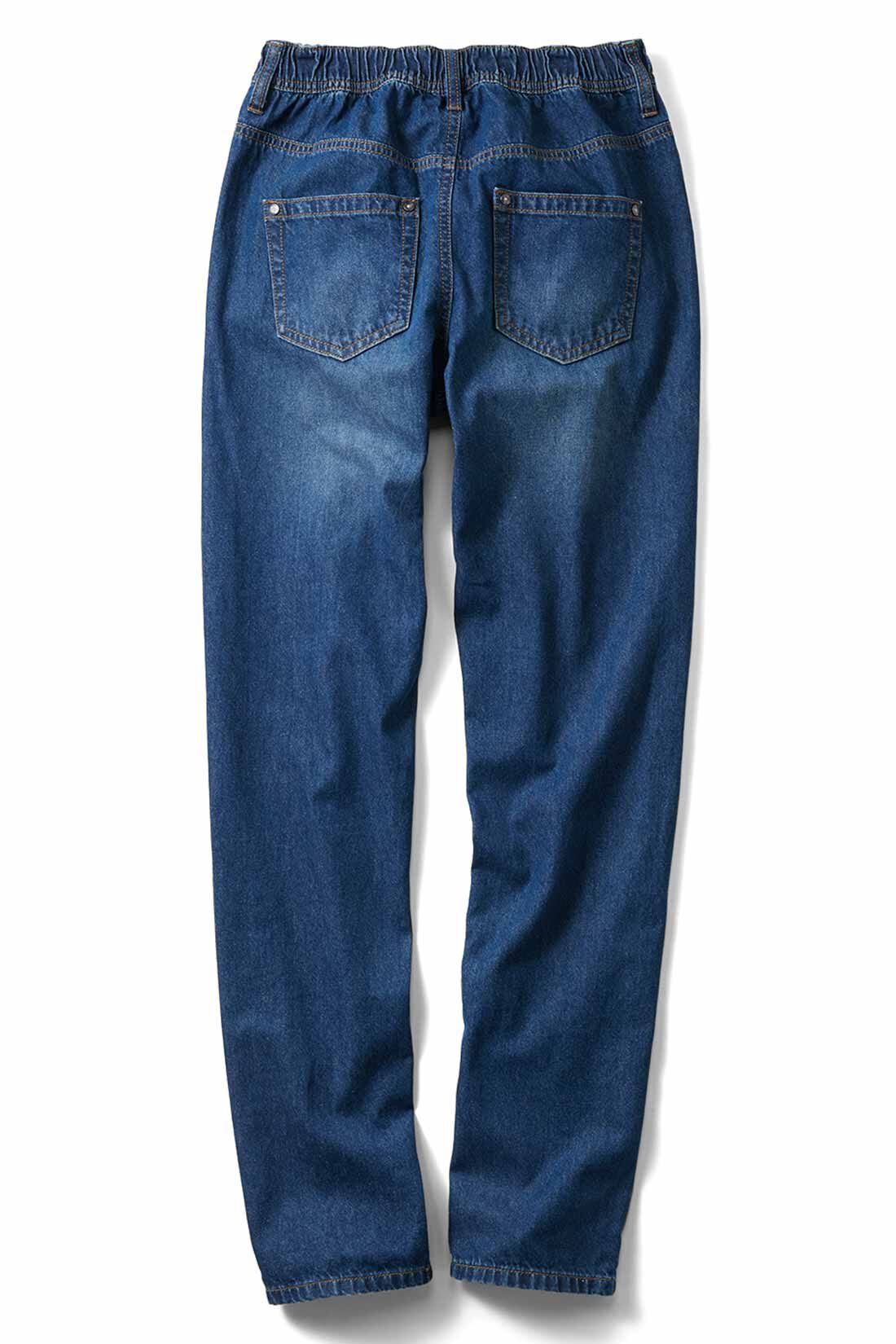 Live in  comfort|リブ イン コンフォート 大人デニムの新定番！ 軽やかにはける ざっくりキャロパード（R）ライトデニムの会|BACK