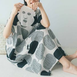 flufeel | 迷える大人に黒の魔法　ダブルガーゼ着るバスタオル