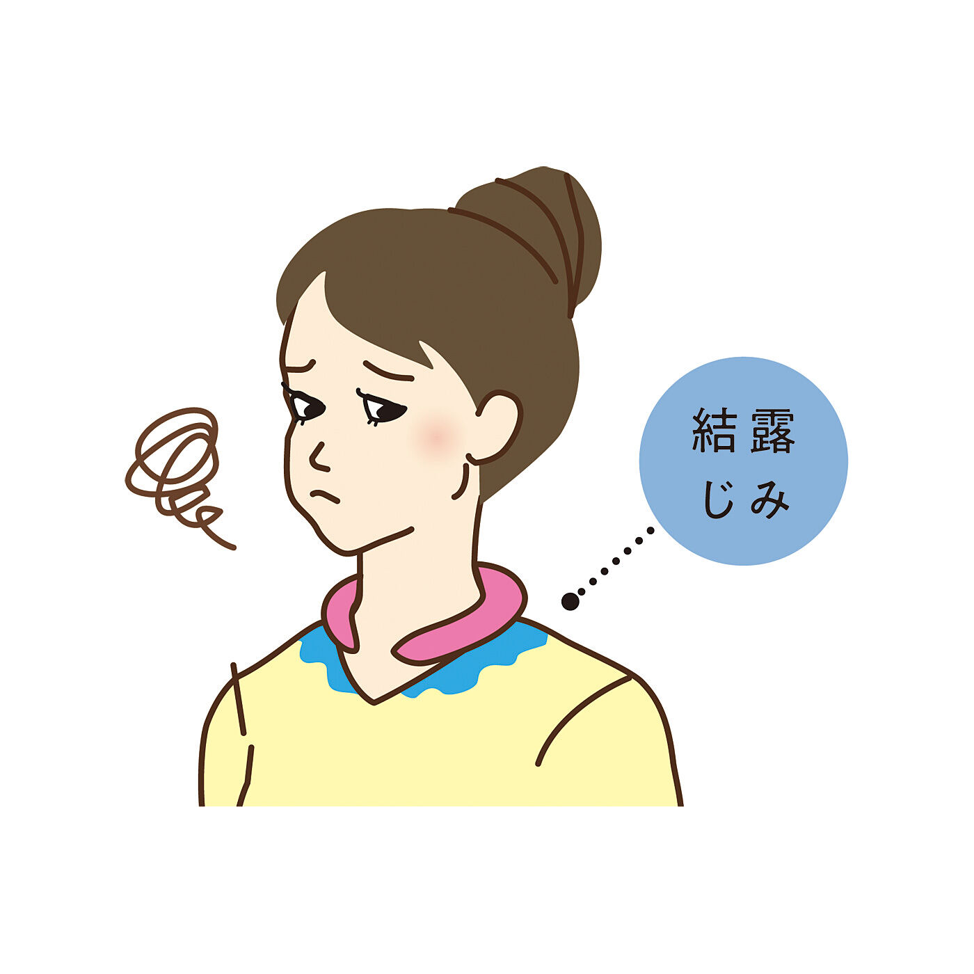 flufeel［フラフィール］|冷たすぎない暑さ対策すっきり軽量ネッククーラー〈クリア〉|凍結しないから、結露じみがつきません。