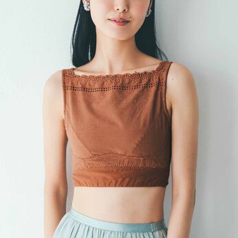 flufeel | フラットブラ〈3L～6L／彩りコットン〉