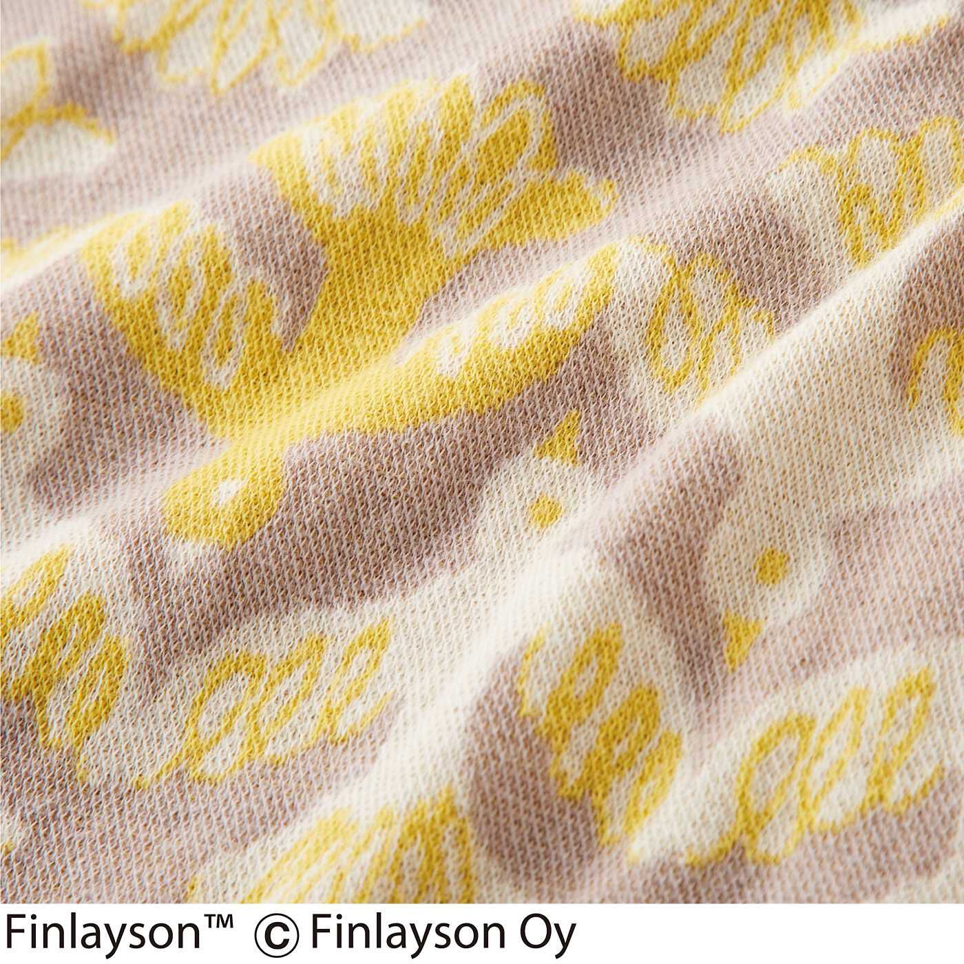 flufeel|フィンレイソン　かわいいおなかのお守り　綿混フィットはら巻きの会|ジャカード編みで繊細に柄を再現。