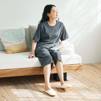 flufeel | 着て疲労回復リカバリートップス半袖パンツ七分丈