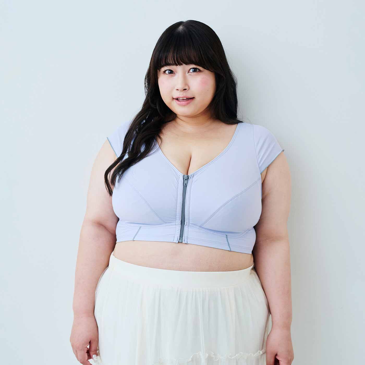 flufeel［フラフィール］|la farfaモデルあいまるさんとflufeelコラボ すっきり軽～い♪ 毎日着けたくなる らくがうれしいノンワイヤーブラの会