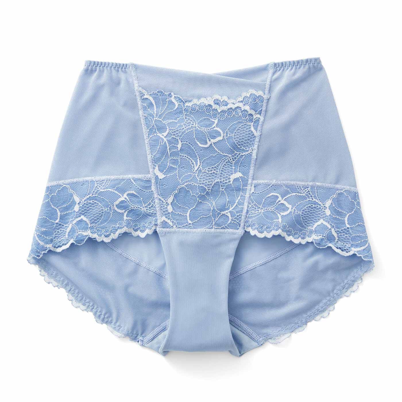 flufeel［フラフィール］|丹田意識でからだ美バランス ヒップサポートヨガ気分ショーツ〈フローラルレース〉の会|〈ヒヤシンス〉