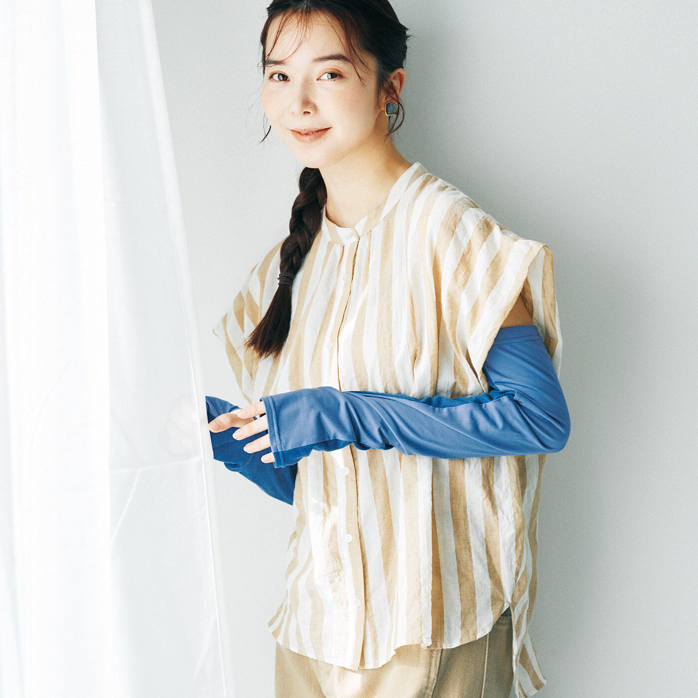 flufeel［フラフィール］|大人の身だしなみ　シアー使いでむれにくい　接触冷感＆UV対策アームカバーの会