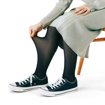 flufeel［フラフィール］ | 寒がりさんの救世主！裏ボアなのに素肌見え黒タイツ