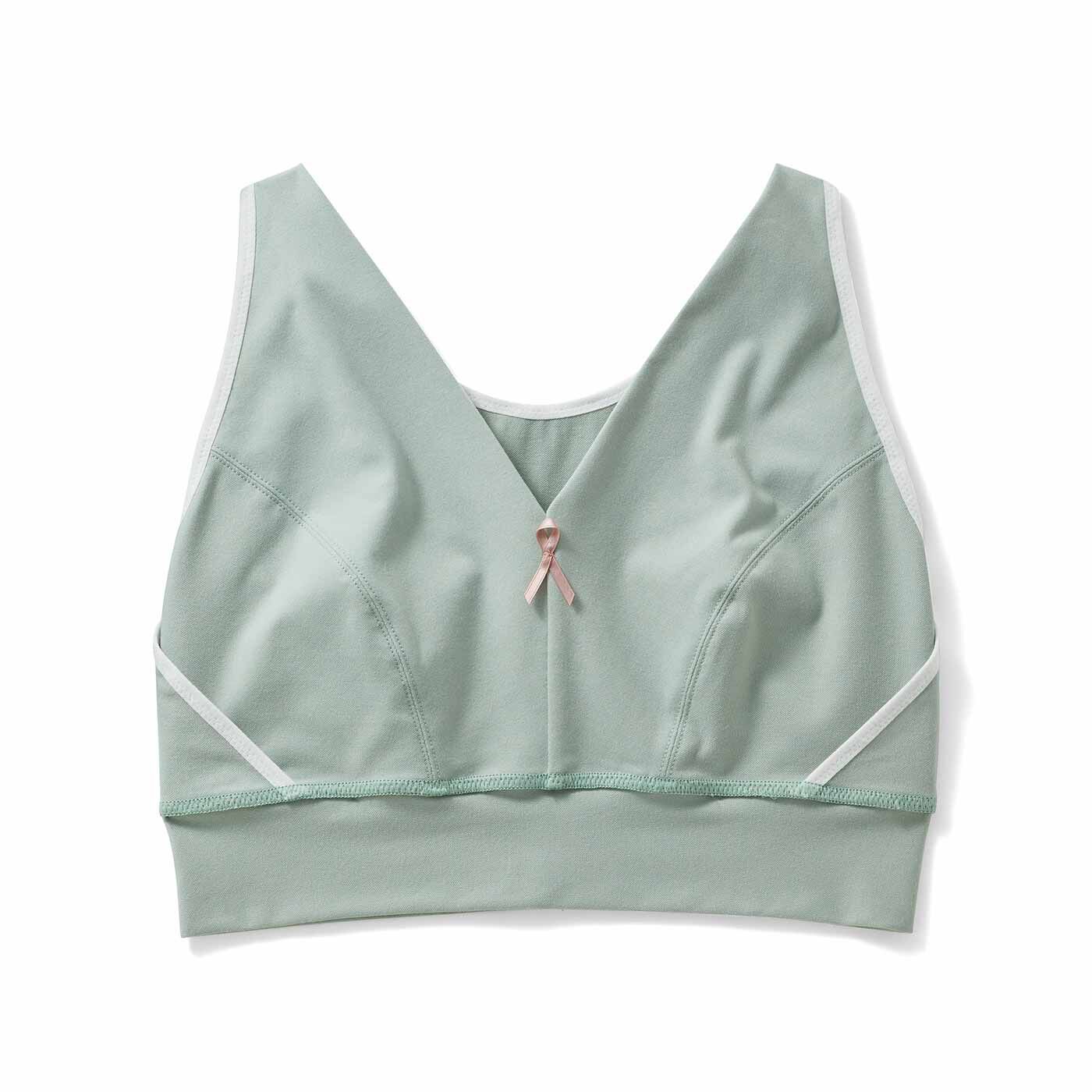 flufeel［フラフィール］|ピンクリボン×すべての女性へ 気持ちとからだに寄り添う フラットブラの会|〈グリーン〉