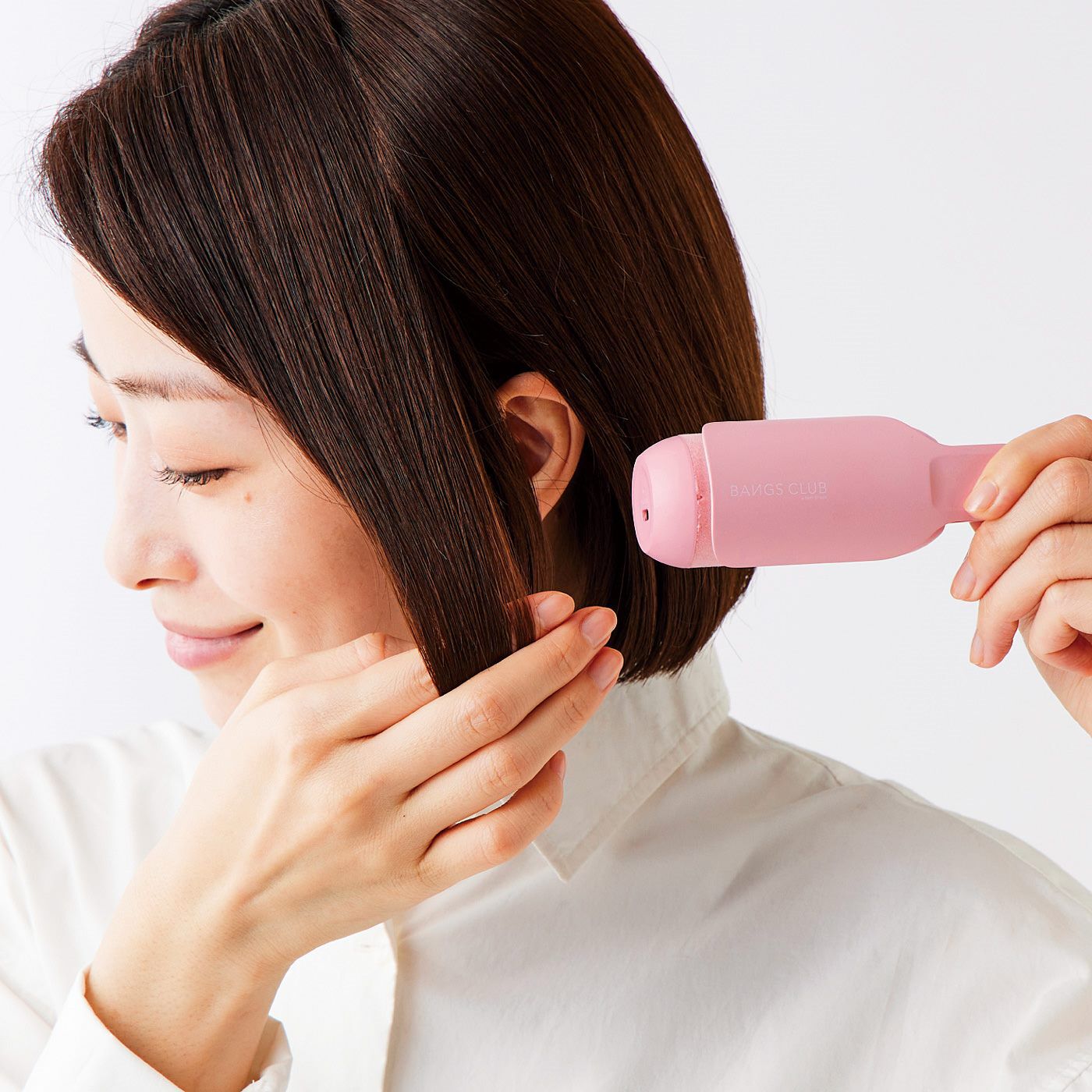 flufeel|外出先でも手軽にセット　クリップ式ホットカーラー|前髪だけでなく、後ろ髪にも使えます。