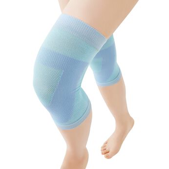 flufeel | さらさら爽快ひざサポーター〈サックスブルー〉