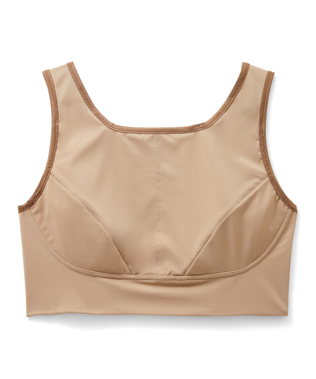 flufeel|リブ イン コンフォート×フラフィール 乾きやすい＆透けにくい すっきり着こなす おしゃれ上手なフラットブラの会|キャメル