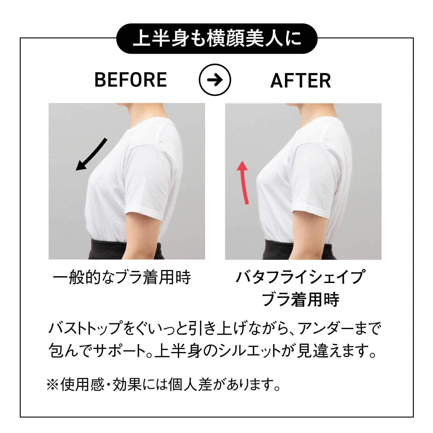 flufeel［フラフィール］|横顔美人なボディーになれる バスト整え 艶（あで）やかなバタフライシェイプブラの会