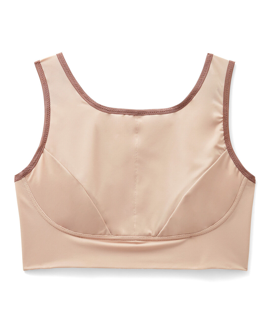 flufeel|リブ イン コンフォート×フラフィール 乾きやすい＆透けにくい すっきり着こなす おしゃれ上手なフラットブラの会|ブラウン