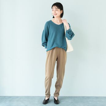 flufeel | きちんと見えてリラックス裏起毛のナマケモノパンツ