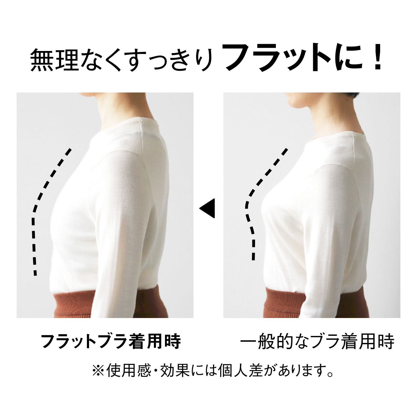 flufeel［フラフィール］|スラっとピン！ 着やせもヘルシーもかなう！ ヨガ気分×フラットブラ for Sportsの会