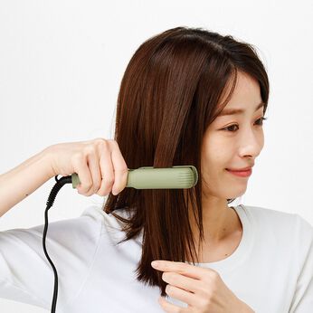 flufeel | 仕上がり滑らかストレート ミニヘアアイロン〈PO〉