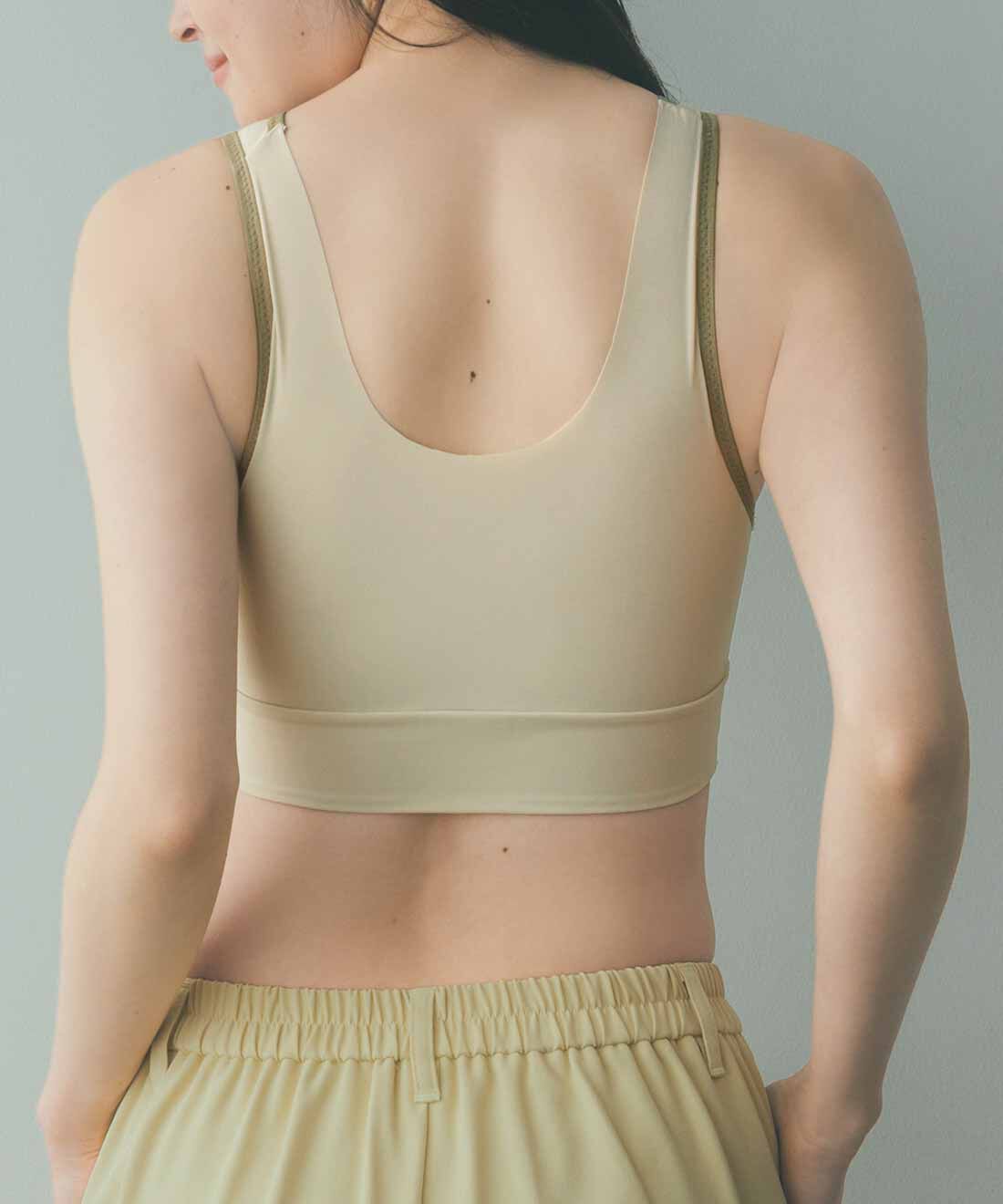 flufeel|リブ イン コンフォート×フラフィール 乾きやすい＆透けにくい すっきり着こなす おしゃれ上手なフラットブラの会|Back