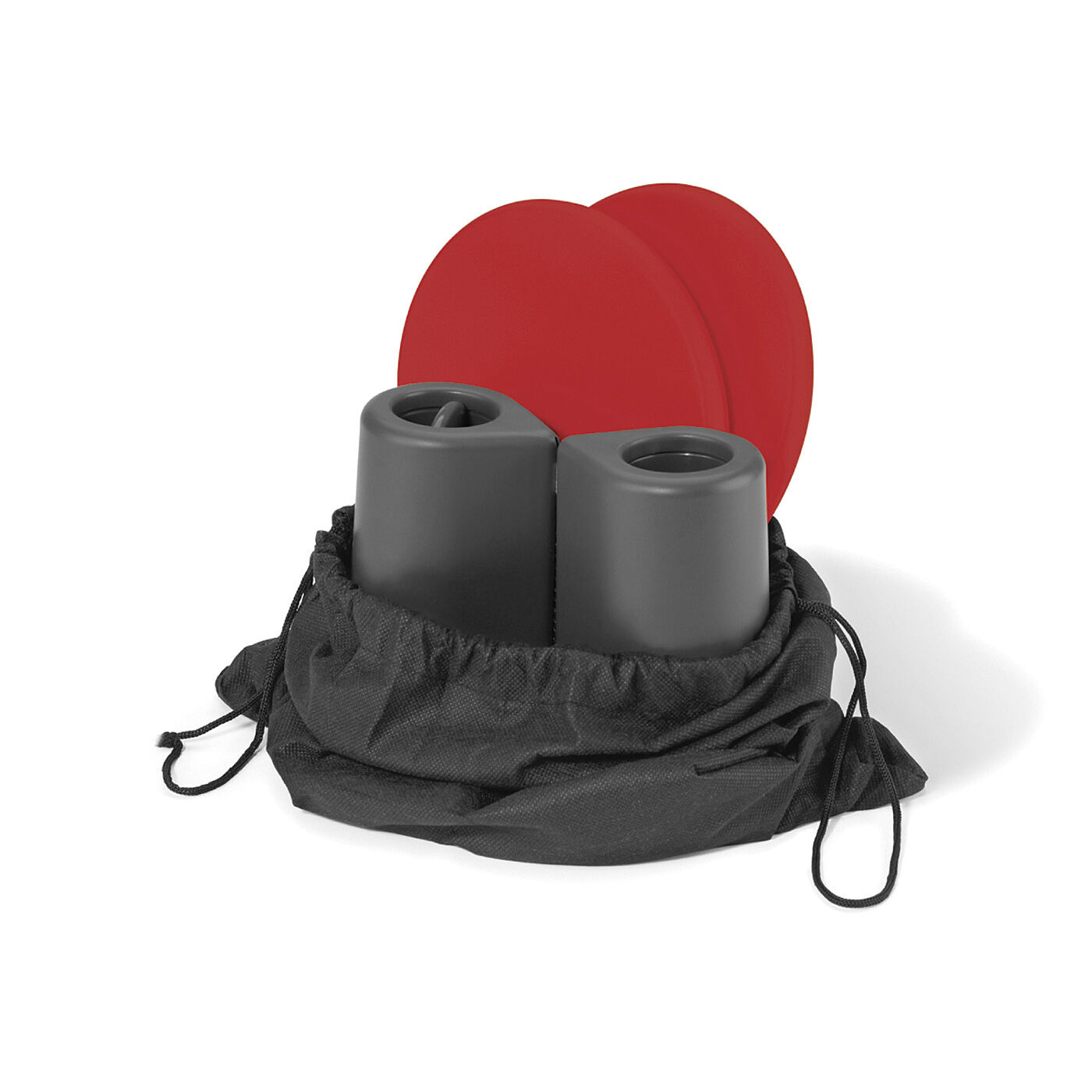フェリシモの雑貨 Kraso|おうちの机が卓球台に！！いつでもどこでもエキサイト　ポータブル卓球セット|付属の専用バッグに入れて持ち運べます。