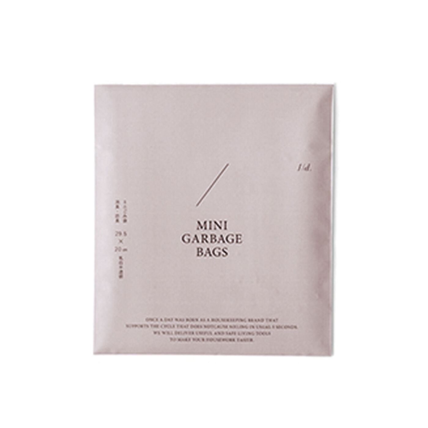 フェリシモの雑貨Kraso|1/d MINI GARBAGE BAGS　ミニごみ袋（詰め替え用）の会|1ヵ月使える30枚セットでお届け。