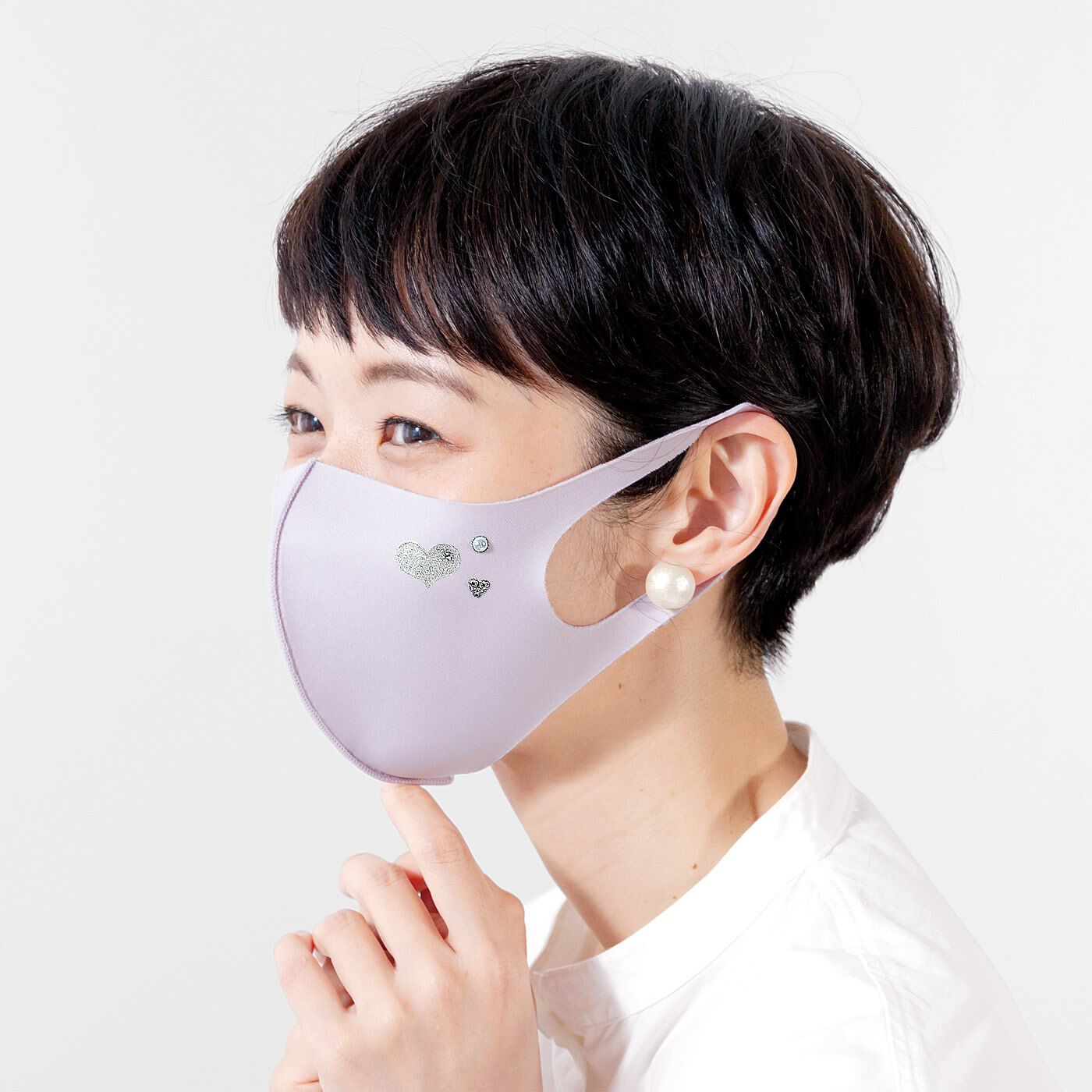 フェリシモの雑貨 Kraso|Squee!　アクセみたいにキラッと輝く 気持ちも華やぐ 貼るだけマスクジュエリーPiPPiの会