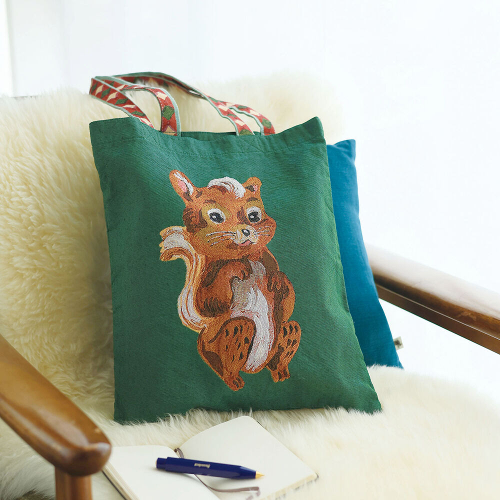 フェリシモの雑貨Kraso［クラソ］|Nathalie Lete Rectangle tote bag Dog