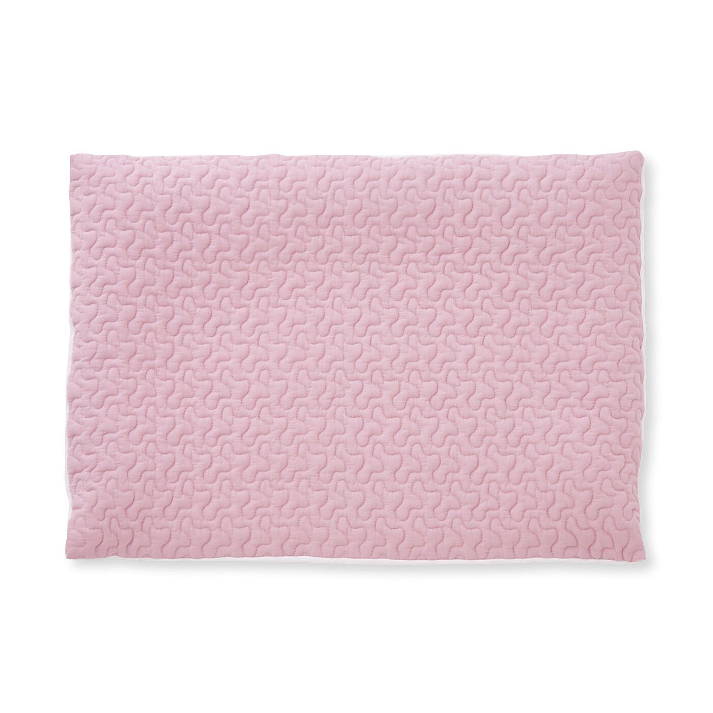 フェリシモの雑貨 Kraso|さらっとふんわり　素肌がよろこぶ 簡単装着コットンイブルキルト枕カバーの会|〈ピンク〉