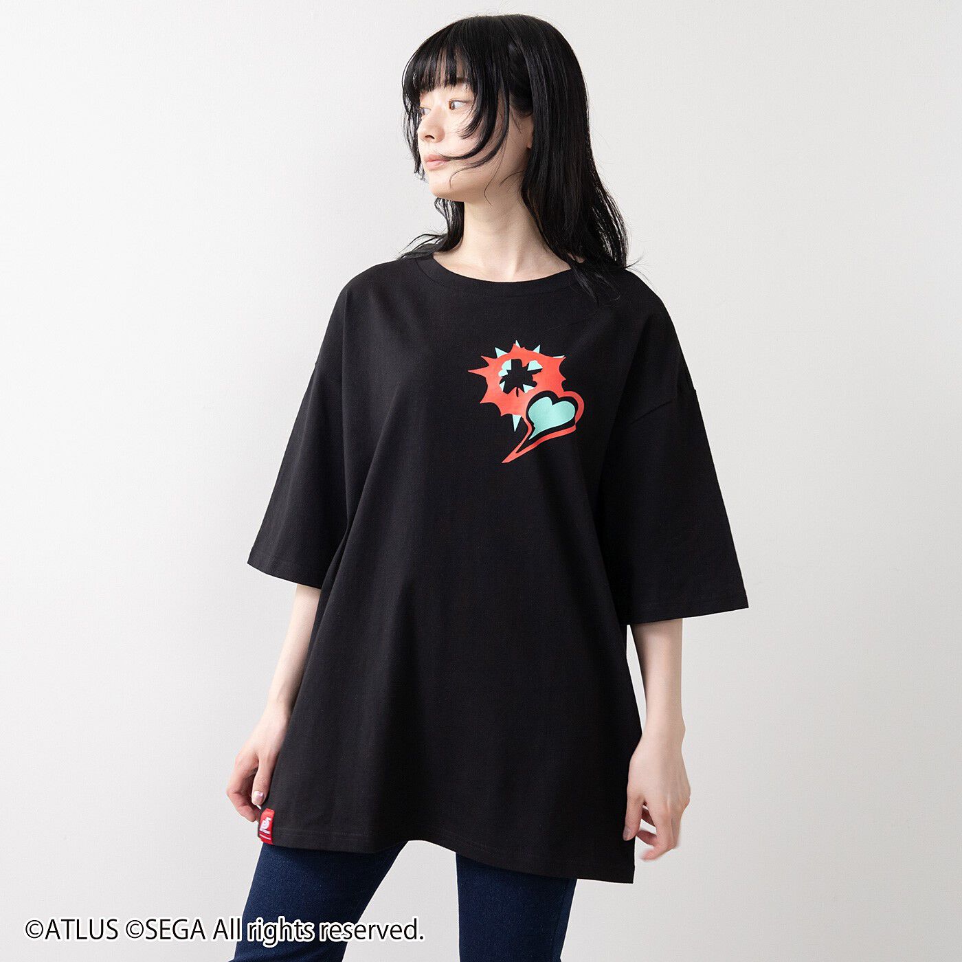 フェリシモの雑貨Kraso|ペルソナ5 HPハート ビッグシルエットTシャツ