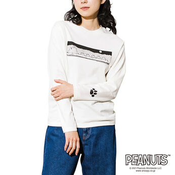 フェリシモの雑貨 Kraso | PEANUTS 1コマ漫画の長袖Tシャツ